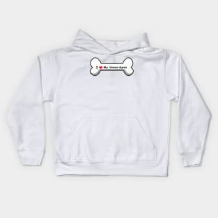 I Love My Lhasa Apso Kids Hoodie